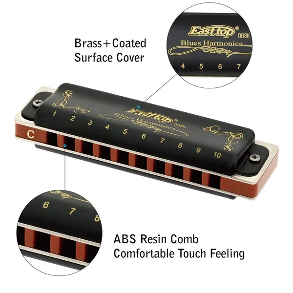 Easttop T008K Diatonique Harmonicas (D)