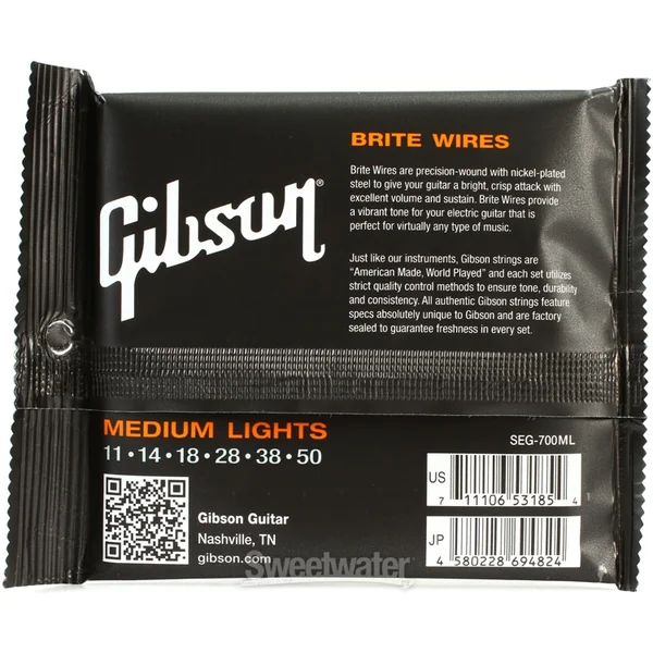 Electric (6) Brite Wires SEG-700ML 11-50 - jeu de 6 cordes