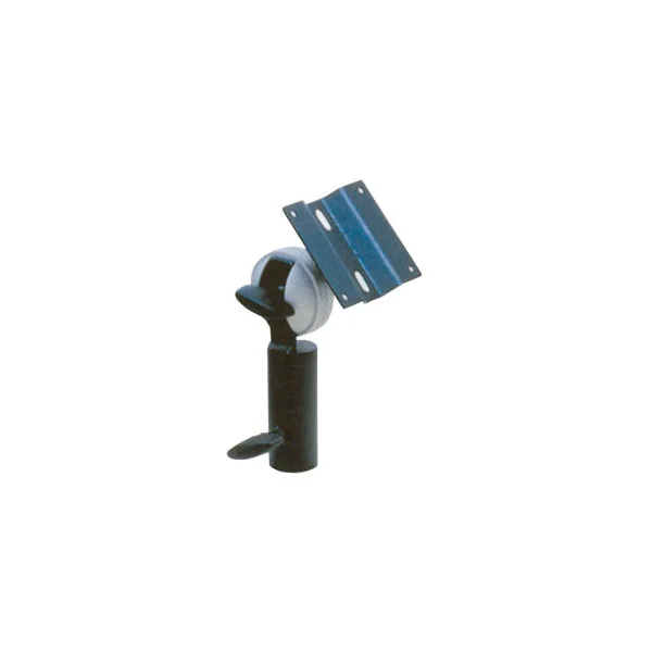 EMBASE NOIRE 35 MM AVEC SUPPORT REGLABLE POIDS 15 KG MAX COLLIER