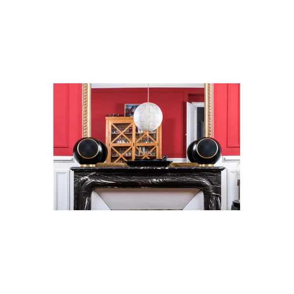 Enceinte Elipson Planet L Performance Noir Mat Gold – Enceinte design haute fidélité
