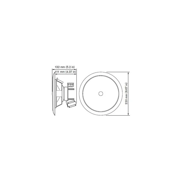 Enceinte encastrable LC1-UM12E8 BOSCH