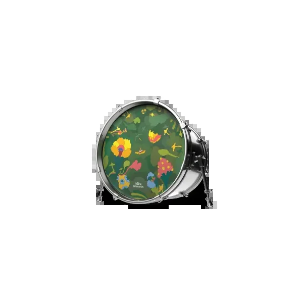 EVANS Graphic 22" Yellow Submarine - Pepperland Woods (Green)