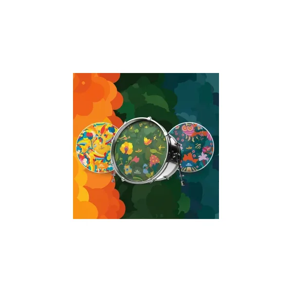 EVANS Graphic 22" Yellow Submarine - Pepperland Woods (Green)