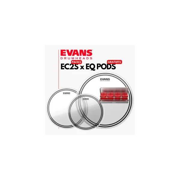EVANS Pack EC2S Clear 10"/12"/16"