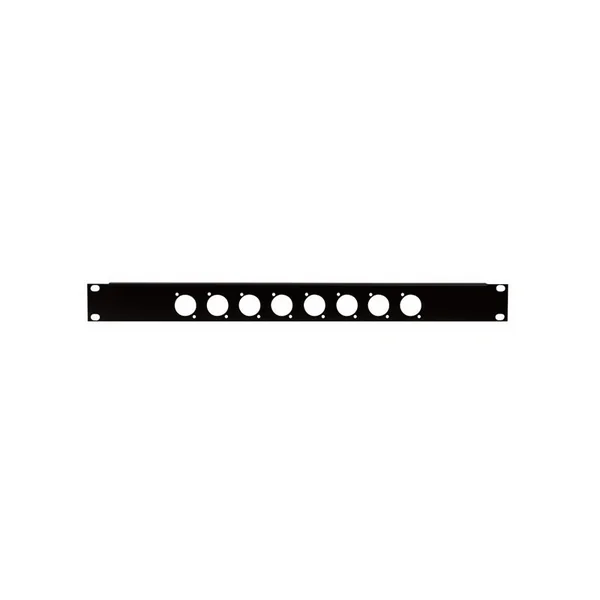FACE AVANT 19 POUCES 1U AVEC 8 TROUS POUR XLR DAP AUDIO