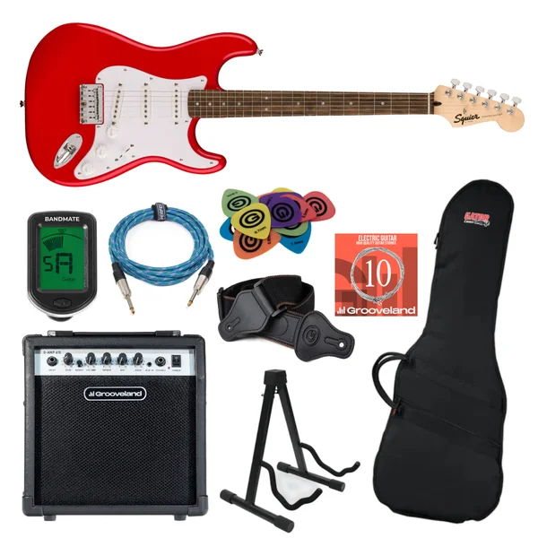 Fender Squier Sonic Stratocaster HSS Startpakke (Torino Red)