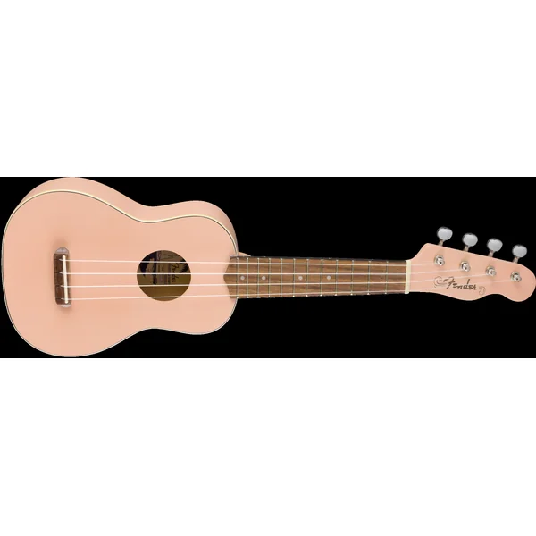 Fender Venice Soprano Ukulélés (Shell Pink)