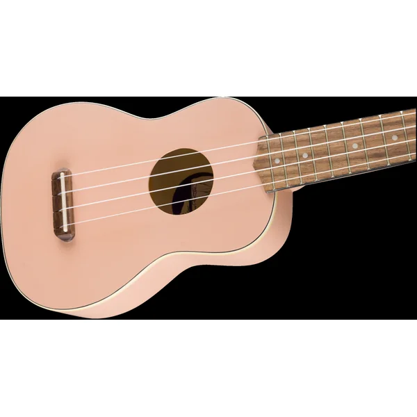 Fender Venice Soprano Ukulélés (Shell Pink)
