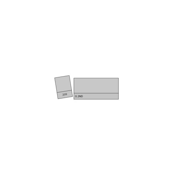 FEUILLE GELATINE 0.53 X 1.22M 3 NEUTRAL DENSITY 209 LEE FILTERS