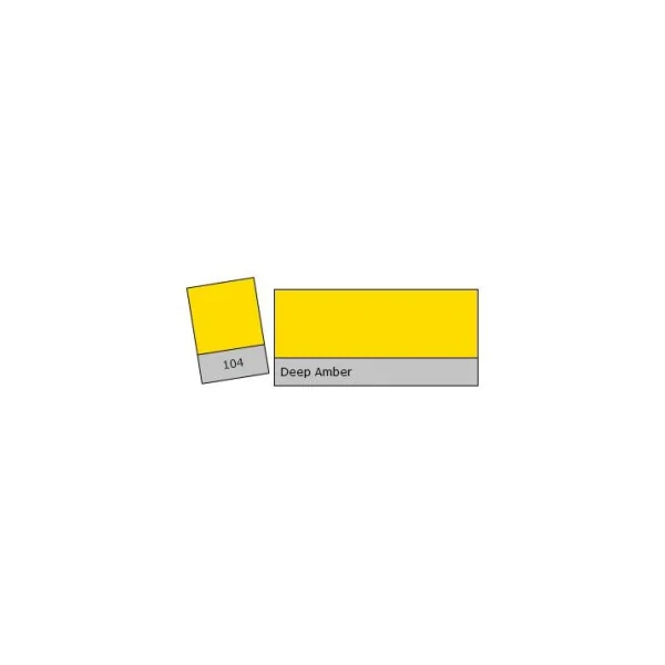 FEUILLE GELATINE 0.53 X 1.22M DEEP AMBER LEE FILTERS
