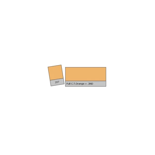 FEUILLE GELATINE 0.53 X 1.22M FULL C.T ORANGE + .3ND