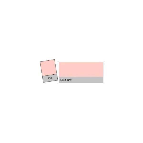 FEUILLE GELATINE 0.53 X 1.22M GOLD TINT LEE FILTERS