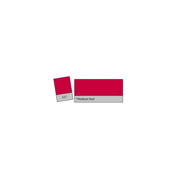 FEUILLE GELATINE 0.53 X 1.22M MEDIUM RED LEE FILTERS