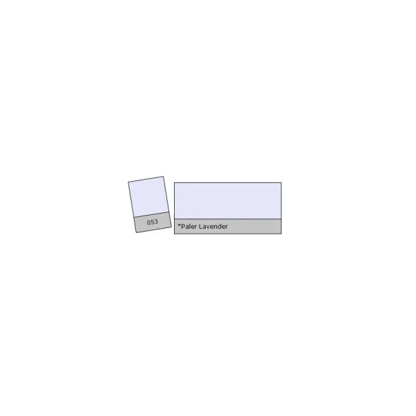 FEUILLE GELATINE 0.53 X 1.22M PALER LAVENDER LEE FILTERS