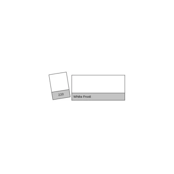 FEUILLE GELATINE 0.53 X 1.22M WHITE FROST LEE FILTERS
