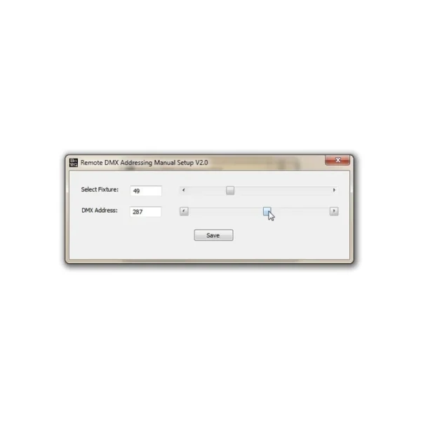 Firmware Updater Briteq - interface USB permettant la mise à jour des projecteurs DMX compatibles