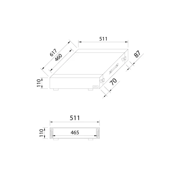 Flightcase rack 19" 2U Power Dynamics PD-F2U – Protection professionnelle pour matériel audio