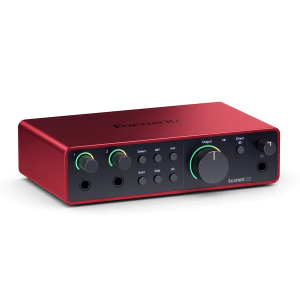 Focusrite Scarlett 2i2 Studio 4th Gen Sound Card Bundle