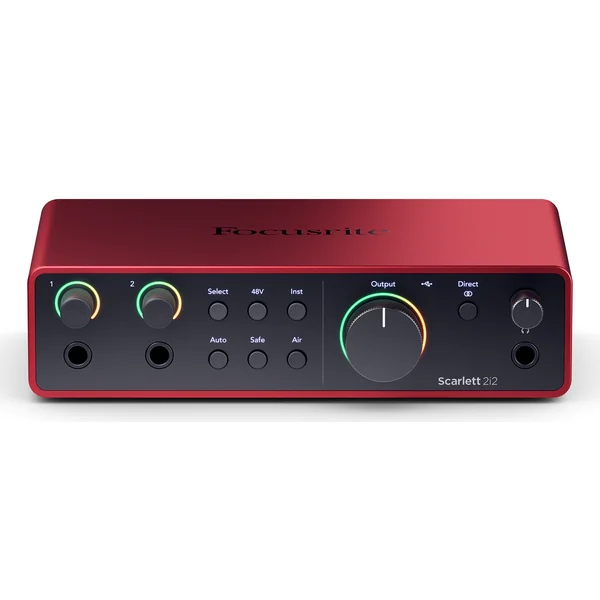 Focusrite Scarlett 2i2 Studio 4th Gen Sound Card Bundle