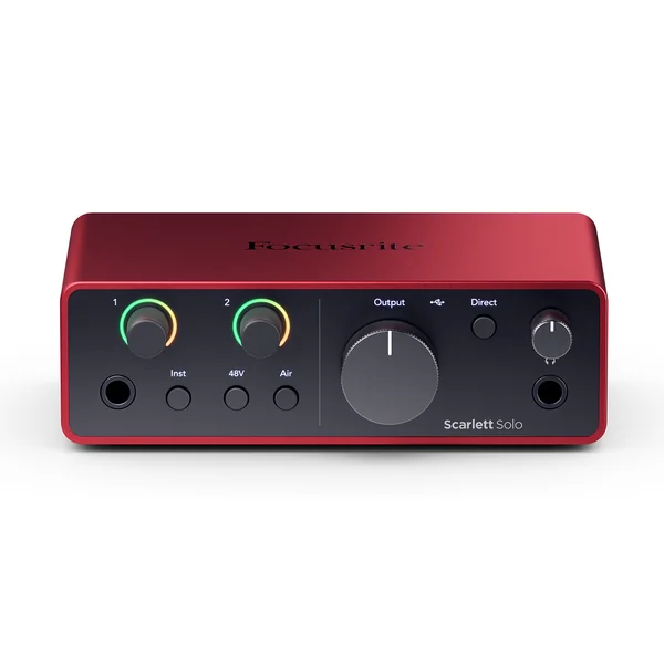 Focusrite Scarlett Solo Studio 4th Gen Lydkort Pakke