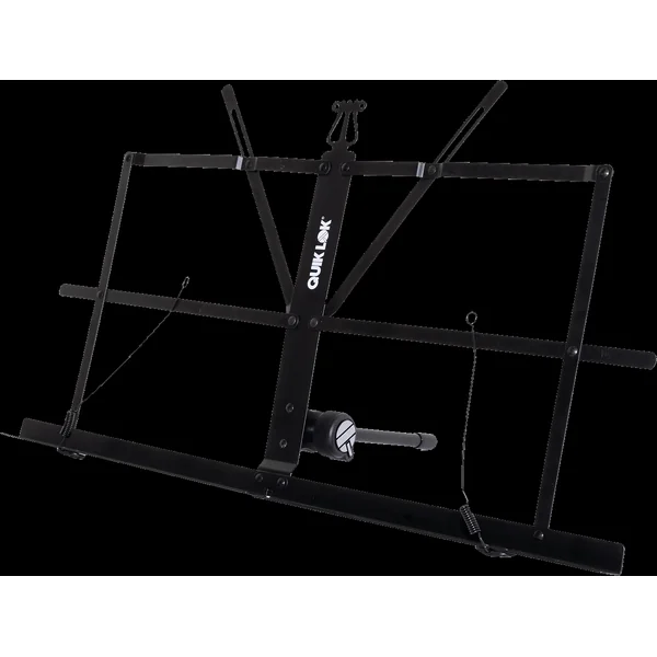 Foldable table lectern - Black steel