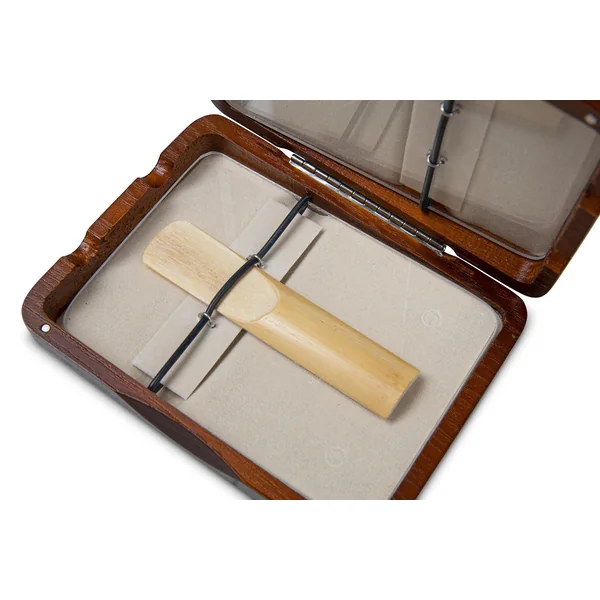 GEWA Reed case Tenor Saxophone 6 reeds - Red brown lacquered finish