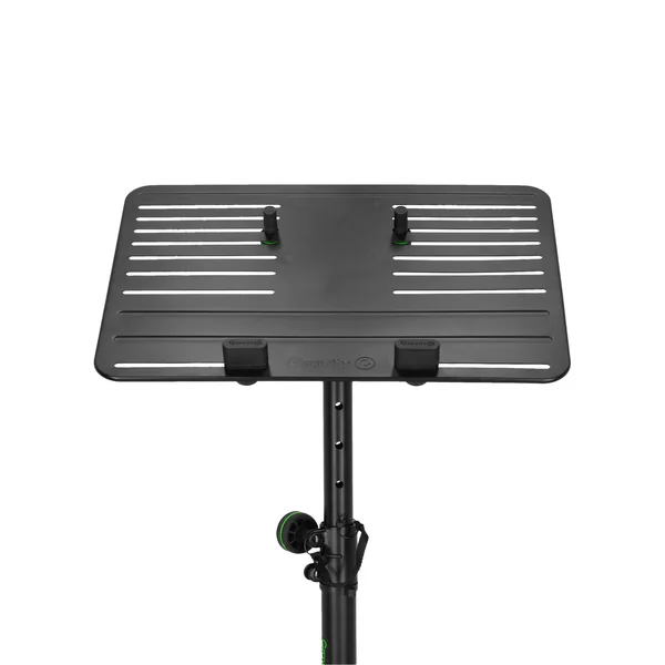 Gravity LTS T 02 B - Universelt laptopstativ med justerbare holdepinde og stålbase, sort