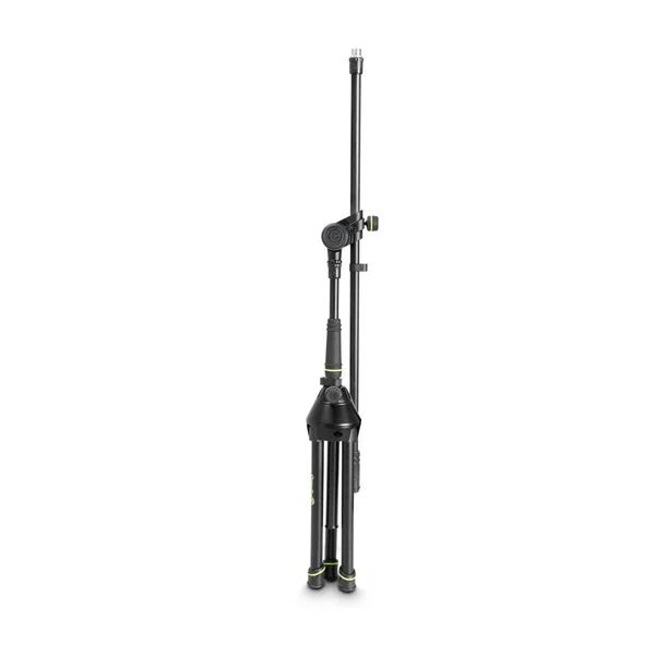 Gravity MS 4221 B - Kort mikrofonstativ med foldbar trefodsfod og 2-punkts justerbar boomarm