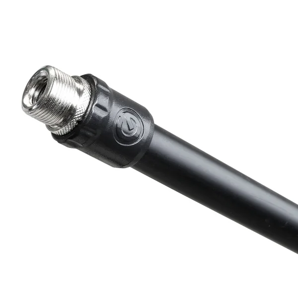 Gravity MS 4221 B - Kort mikrofonstativ med foldbar trefodsfod og 2-punkts justerbar boomarm
