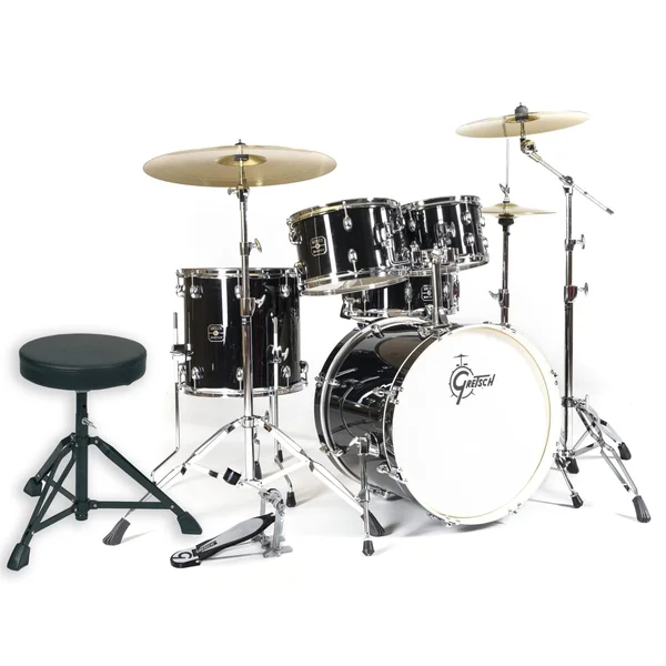 Gretsch Energy Studio Black Complete Drum Kit