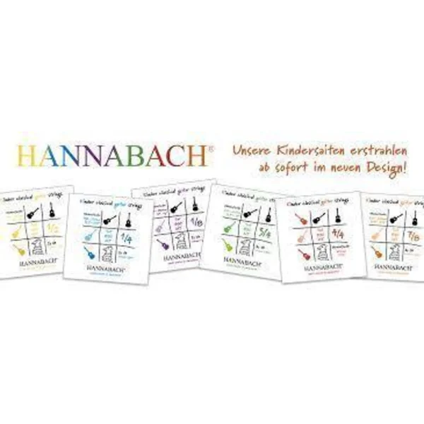 Hannabach Strings for classic guitar Serie 890 1/4 guitar for children Duel: 49-52 cm - Set of 2 G-Strings (890MT 1/4)