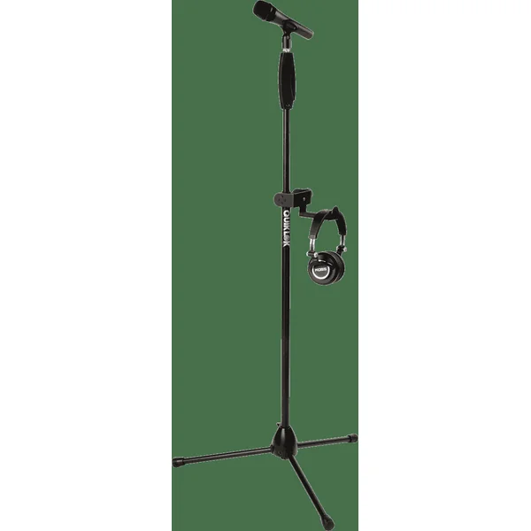 Headphone holder with clamp - black
