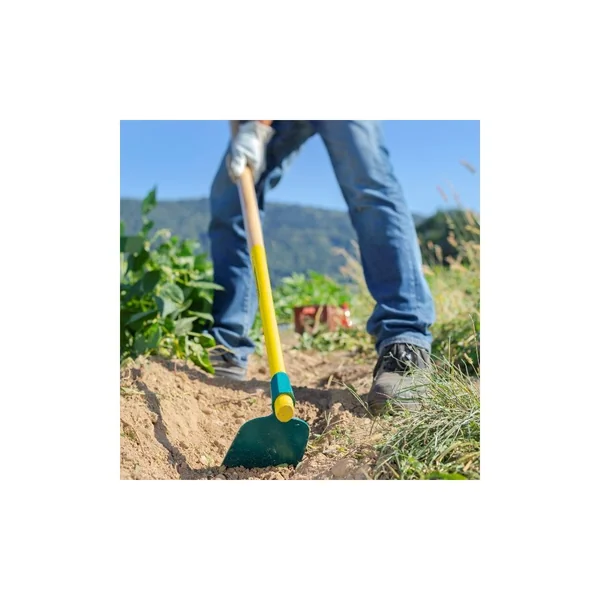Houe Duopro douille ovale 52x35 forgée 14 cm manche bois 130cm PEFC 100%