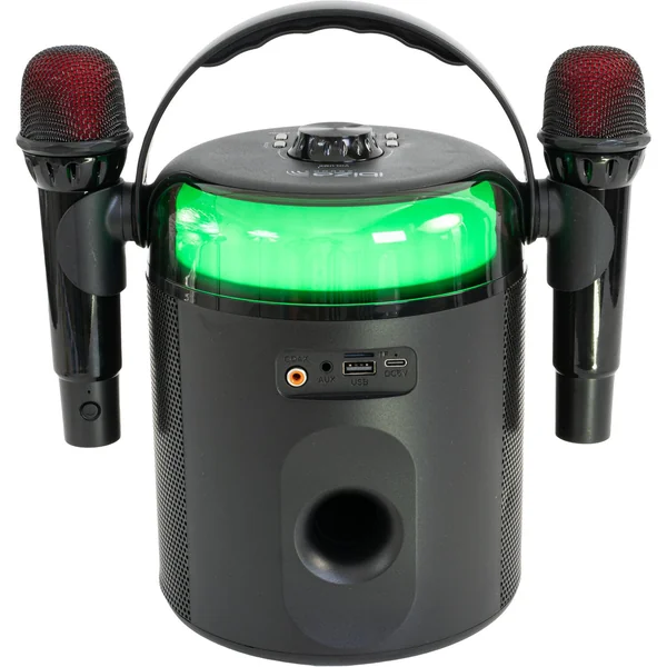 Ibiza Karaoke Anlæg m. Bluetooth og 2 Microphones (Noir)