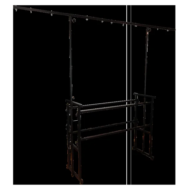 Ibiza professional DJ Stand w. Lightbar