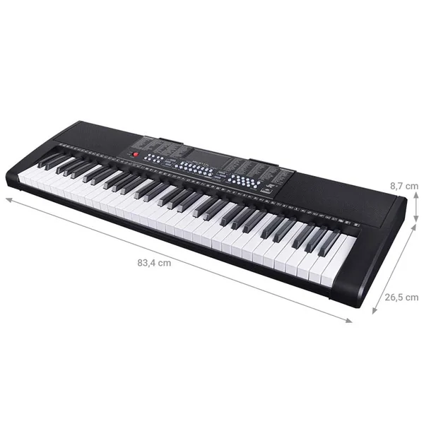 Keyboard m. LED (61 Tangenter)