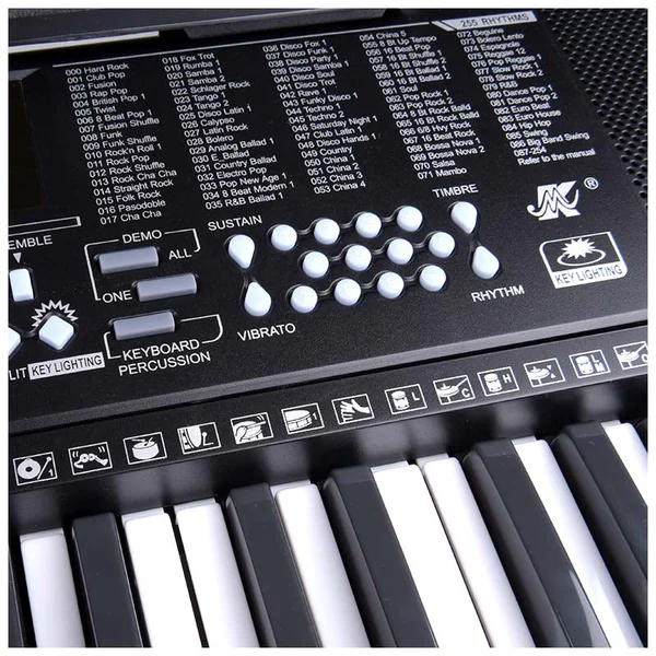 Keyboard m. LED (61 Tangenter)