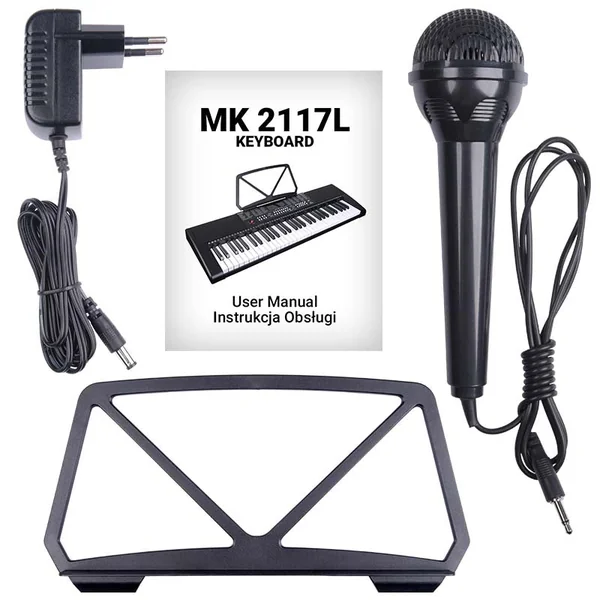 Keyboard m. LED (61 Tangenter)