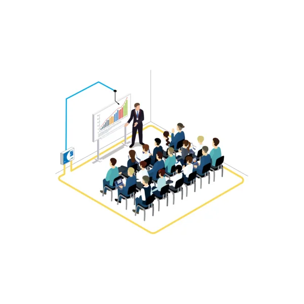 Kit boucle à induction magnétique 200 m² – RONDSON AKM1