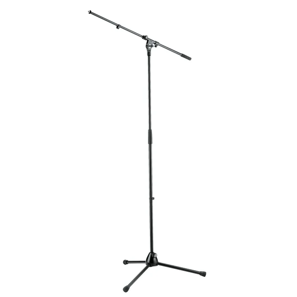 K&M mikrofonstativ 210/2 med galge 21100 Sort