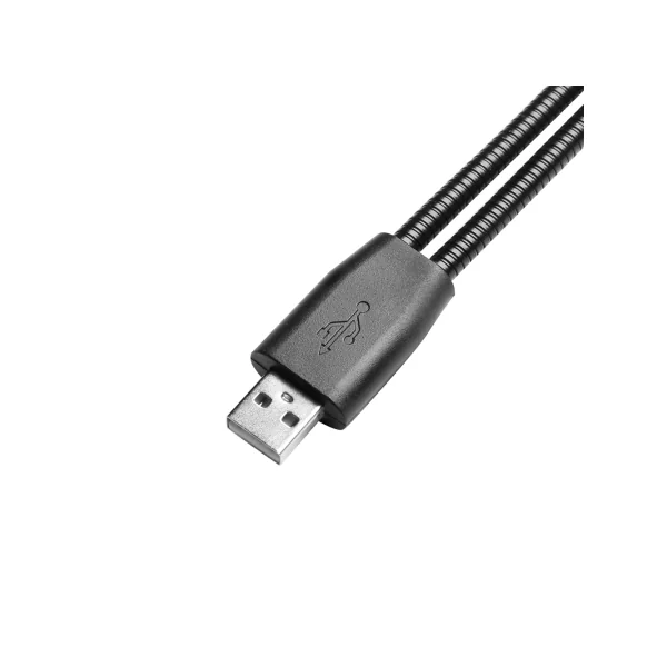 Lampe col de cygne à 8 LED COB blanches avec connecteur USB