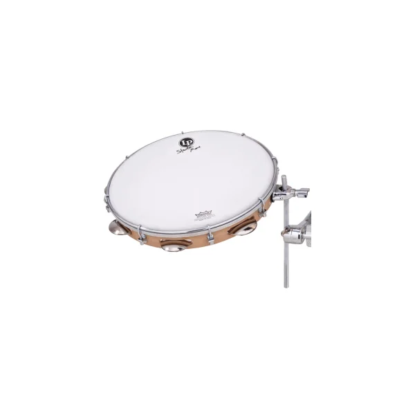 LATIN PERCUSSION LP3012SM Pandeiro Stanton Moore 12" Wood Peau Sablee Fixation