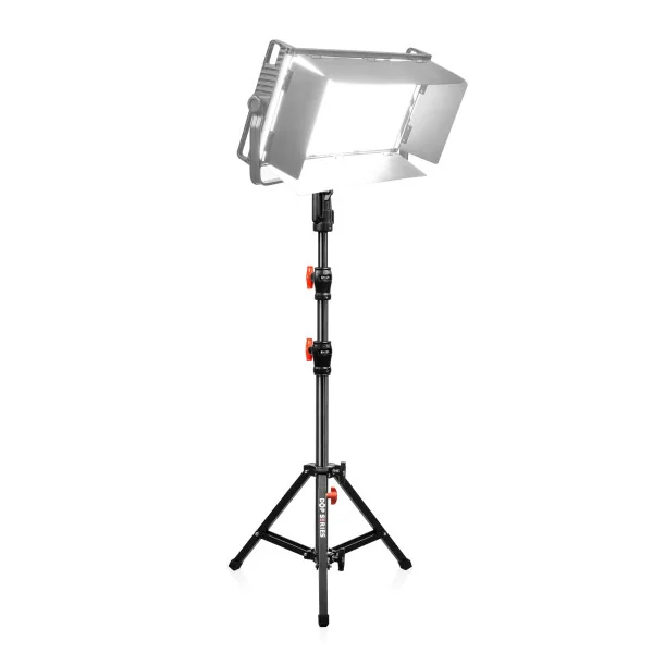 LBDR6 - Low Boy Double Riser Stand Black/Chrome 6’9’’