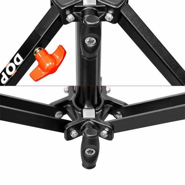 LBDR6 - Low Boy Double Riser Stand Black/Chrome 6’9’’