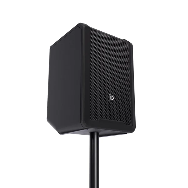LD Systems ANNY® 8 HHD B5 - Enceinte PA portable sur batterie avec Bluetooth® et mixer, avec 1 x micro main sans fil, noir scène Black