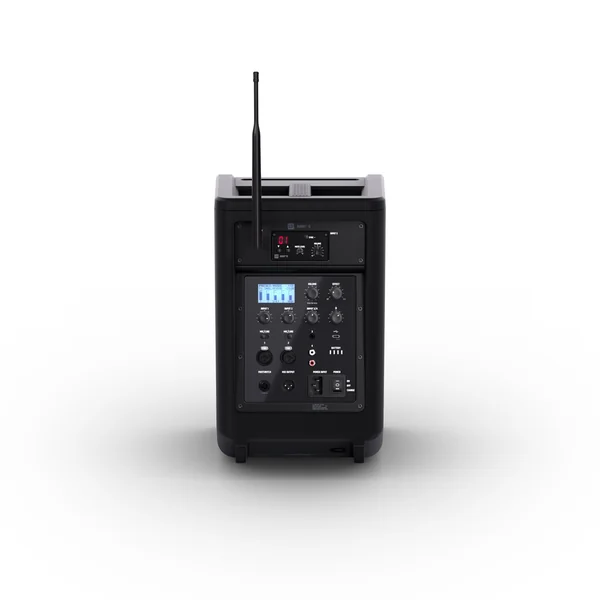 LD Systems ANNY® 8 HHD B5 - Enceinte PA portable sur batterie avec Bluetooth® et mixer, avec 1 x micro main sans fil, noir scène Black