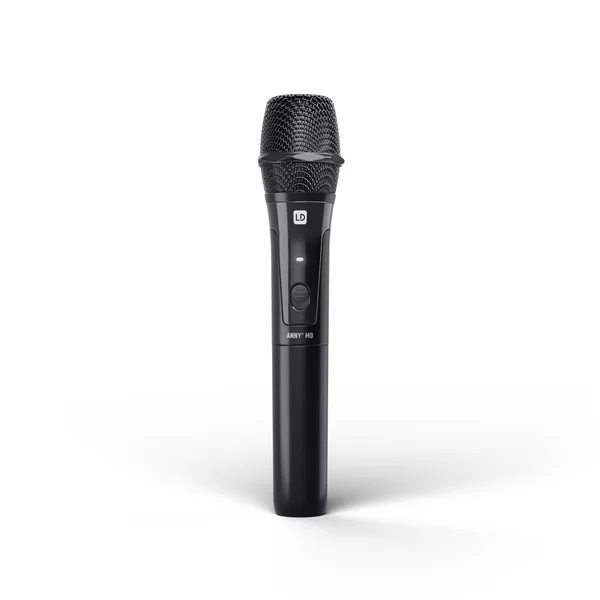 LD Systems ANNY® 8 HHD B8 - Enceinte PA Bluetooth® portable sur batterie avec mixer et 1 x micro main sans fil, noir de scène Black