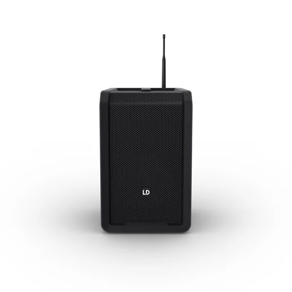 LD Systems ANNY® 8 HHD B8 - Enceinte PA Bluetooth® portable sur batterie avec mixer et 1 x micro main sans fil, noir de scène Black