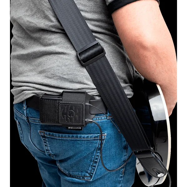 Leather pouch for wireless pocket transmitter