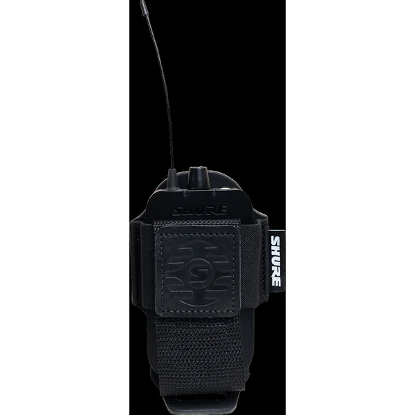 Leather pouch for wireless pocket transmitter